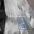 Washable color zebra printer ribbon for satin care label printing